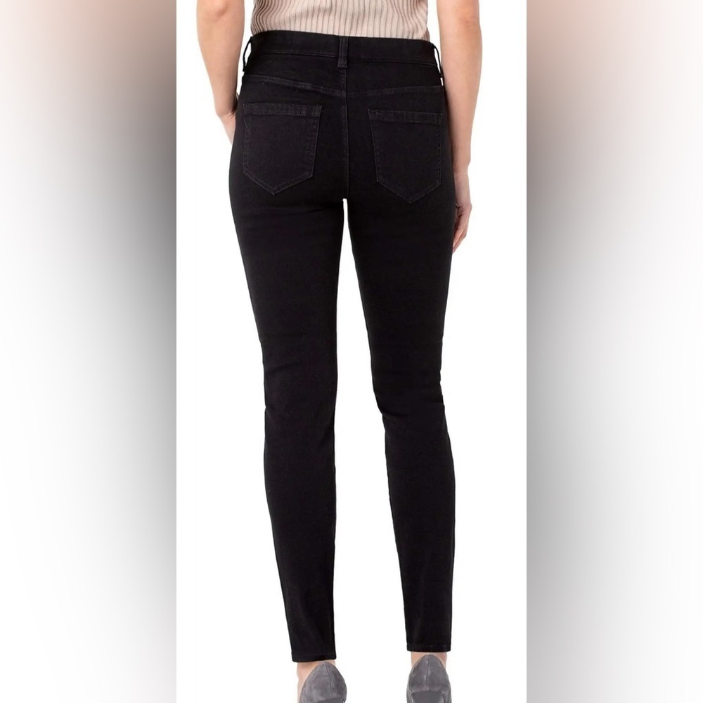 Liverpool Black Skinny Pull On Jeans Size 28 - Picture 4 of 16